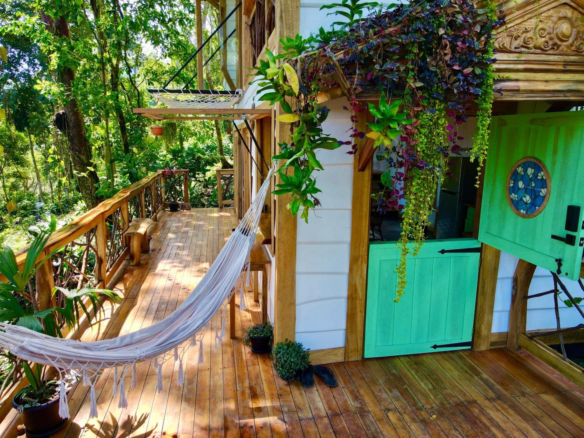 Villa Jungle Spirit Treehouse Cahuita Esterno foto