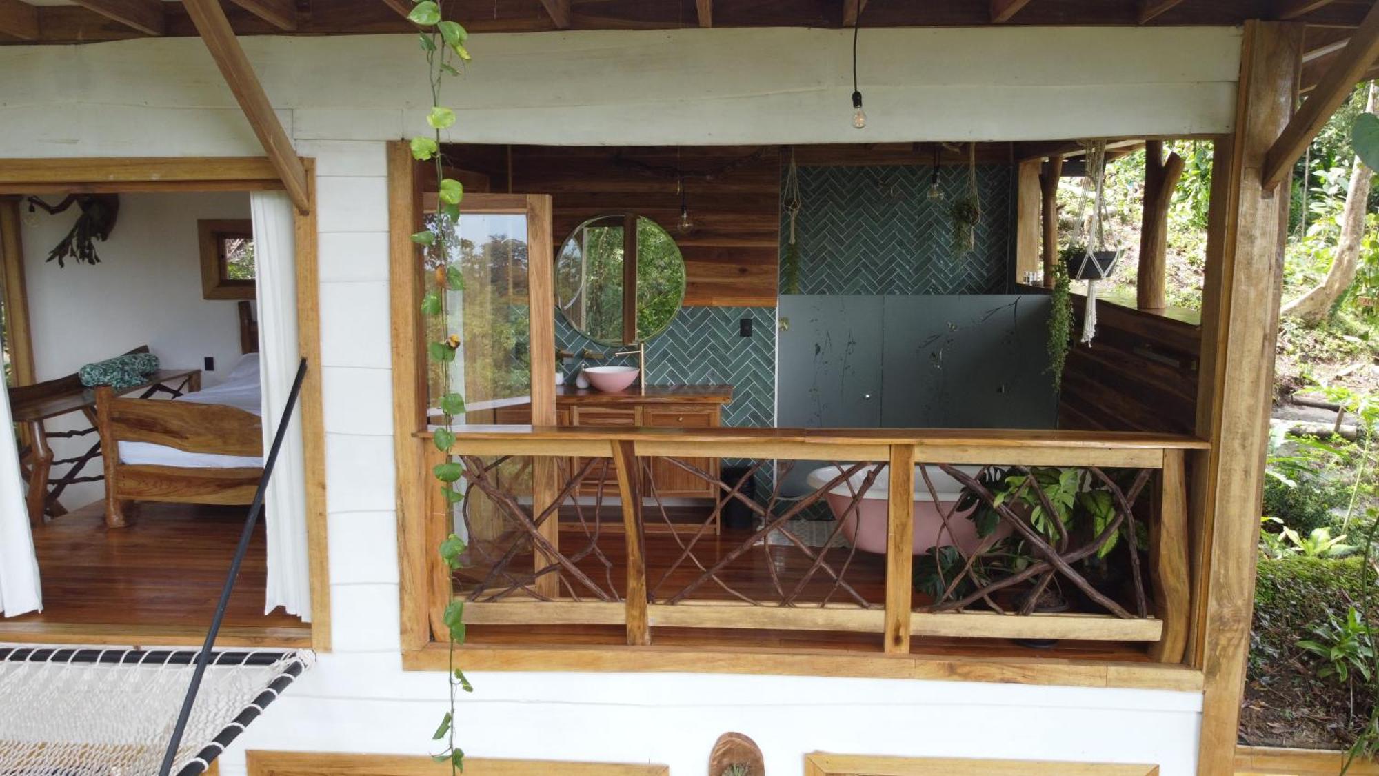 Villa Jungle Spirit Treehouse Cahuita Esterno foto