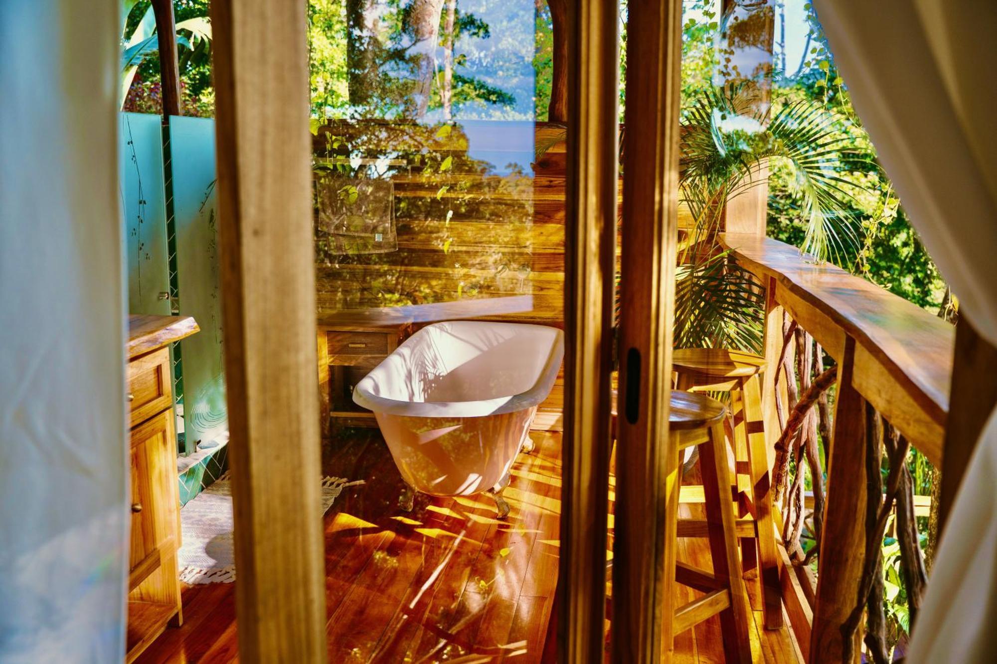 Villa Jungle Spirit Treehouse Cahuita Esterno foto