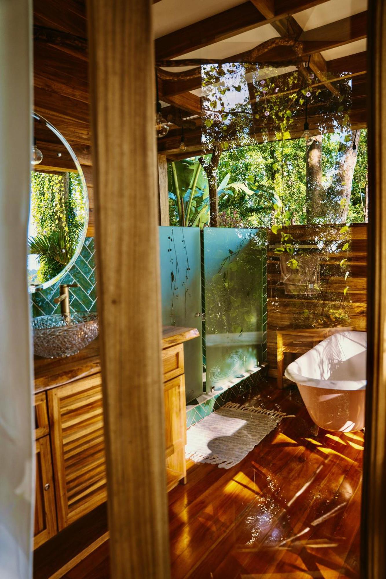 Villa Jungle Spirit Treehouse Cahuita Esterno foto
